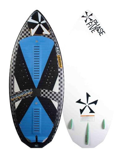 PHASE FIVE Wakesurf Board Diamond Turbo LTD 54" Black / Blue