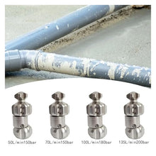 Sewer Jetter Nozzle Sewer Jetting Nozzle Drainage Tube Accessory Quick Connector(50Lmin150bar)