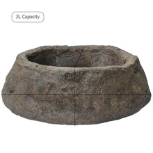 Gardenised Huge Faux Sandstone Pond Rock Realistic Lightweight Decorative Boulder for Landscaping & Utility Cover Weather-Resistant Stone for Garden Patio Landscape Lawn Park and Yard, Ellipsoid