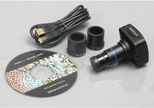 AmScope Digital Trinocular Stereo Zoom Microscope White