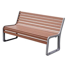 Sunyongfly Park Bench,Wooden seat,cast Iron Frame, Outdoor Garden Bench,Double Outdoor Bench, for Squares, Parks, and Residential Areas(Size:120cm)