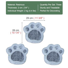ZLyXZQG Outdoor Stepping Stones,6PCS Stepping Stones for Garden,Paver Stones,Garden Stepping Stones Outdoor,Round Stepping Stones Decorative Garden Stones，Stepping Garden Stones Bear Paw Modeling