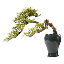 Artificial Bonsai Bonsai Tree Large Chinese Artificial Bonsai Tree Living Room Office Desktop Decoration Fake Bonsai Fake Tree Home Decoration Plant Potted with Ceramic Flowerpot for Home Office
