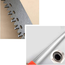 Telescopic Pole Saw 18 ft/5.5 m Pruning Saw with Curved Tree Saw Extendable Telescopic Rod Saw for Pruning and Trimming Branches Cutting Leaves Landscaping Fruit Tree Saw Gardening Tool