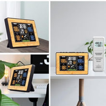 Multi-Function Color Screen Weather Clock Indoor Outdoor Temperature Humidity Meter Forecast