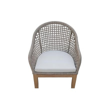 Outdoor 7 Piece Teak Patio Furniture Set with a Table and 6 Chairs