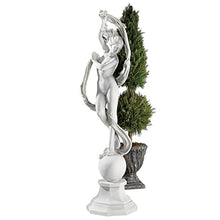 Design Toscano Aurora Roman Woman of Dawn Indoor/Outdoor Garden Statue, Gallery Size, 37 inches tall, Cast Stone Resin, Antique Stone Finish