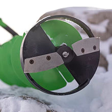 ION ICE FISHING Alpha Plus 8-Inch Gen 3 40V Lithium-ion Electric Ice Auger Green/Black