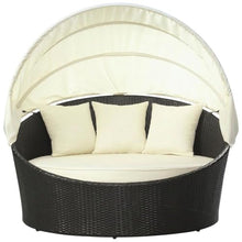 Outdoor Escape Gray Outdoor Patio Daybed, Adjustable Backrest, Durable Frame, Comfortable Seating, Stylish Outdoor Living Accessory