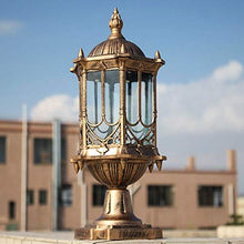 Wall Column Light Outdoor Pillar lamp Garden Step Corridor Street Garden Fence Post Lights Retro Chapiter Lamps