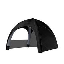 Vispronet 10ft x 10ft Inflatable Canopy Tent with Removable Walls Black