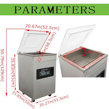 HQHAOTWU Commercial Vacuum Sealer Stainless Steel 17.7-Inch DZ450
