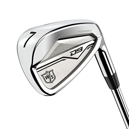 WILSON Wilson Staff D9 Forged Men's Steel Golf Irons - Right Hand, Stiff, 5-PW, GW Silver