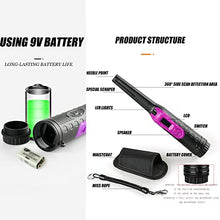 Portable Handheld Metal Detector, Professional Underground Industrial Detector, Auxiliary Tool, Outdoor, Gift for Family and Friends(Color:B)