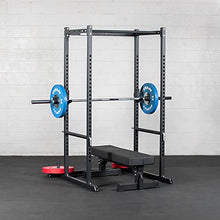 Titan Fitness T-2 Series Power Rack with J-Hooks and Pull-Up Bar Black