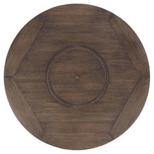 Signature Design by Ashley Paradise Trail Outdoor Round Wicker Patio Fire Pit Table, Brown