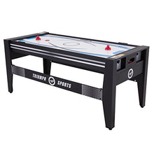 Triumph Sports 72" 4 in 1 Multi-Game Swivel Table Black