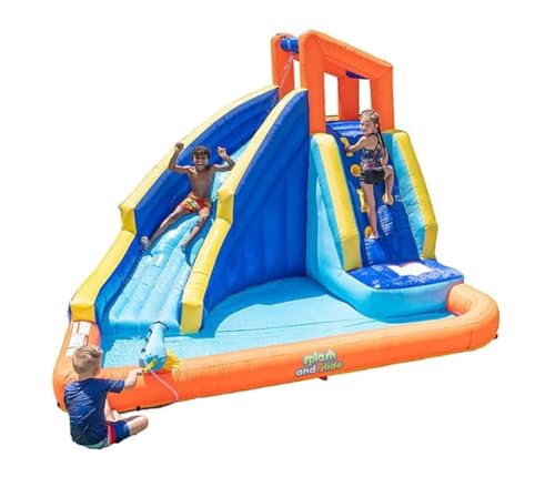 My 1st Water Slide Inflatable Splash and Slide 11.5FT X 10.5FT X 8FT