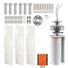 HENGJINGTR 10000W Vertical Wind Turbine Generator, 12V-220V Magnetic Dynamo Free Energy Strong Powewith Charge Controller for Home,24v