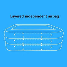 Rsmmpqa Inflatable Pool Blow Up Family Full-Sized Pool for Kids Toddlers Swim Center for Outdoor Garden Backyard Water Party Backyard Water Party