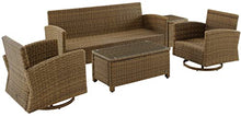 Crosley Furniture Bradenton 5-Piece Sofa & Swivel Rocker Set