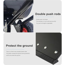 DKPLOE Snow Shovel with Wheels Manual Snow Shovel Easy to Disassemble and Store Stable Structure Can Efficiently Remove Snow Easy to Move(29in)