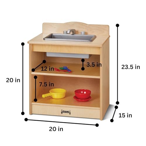 MapleWave Jonti-Craft Toddler Wooden Kitchen Sink Toy