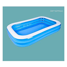 Swimming Pool for Kids, Swimming Pool Oversize Design 1-6 People Use, Pools for Kids and Adults Diameter 305x183x50cm Family Playing Water