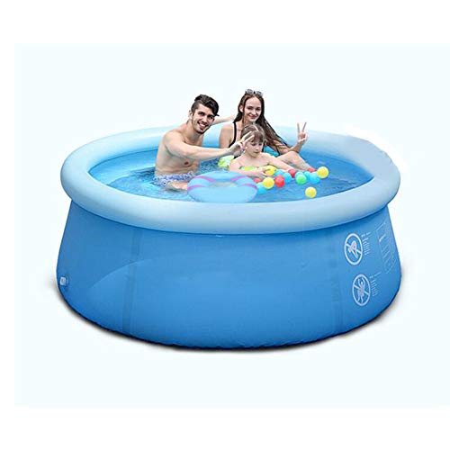 LSSOAZZVVN Outdoor Inflatable Swimming Pool Foldable Inflatable Swimming Pool Anti-Slippery Travel Basin Pool Inflatable Pool for Adults Dog Pet Bath Swim Center for Kids for Home Backyard Gard
