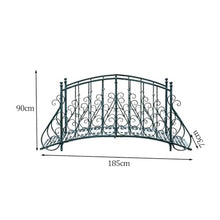 Garden Bridge Metal Yard Arch Path Bridges, Durable Decorative Footbridge