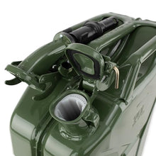 Wavian 5.3 Gallon 20 Liter Authentic CARB Fuel Jerry Can w/Spout, Wavian USA Authentic NATO Jerry Can and Spout System - Rust-Proof, Green, 5 Gallon Gas Cans for Gasoline, Pack of 2