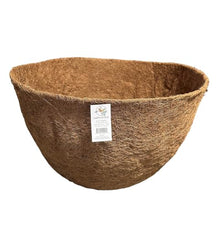 24in X 15in Round Molded Coco Fiber Liner for Hanging Basket Planter 8PK