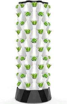 WRTYHGVGT Hydroponic Growing Kits Hydroponic Tower 48Pots Hydroponic Planting System Indoor and Outdoor Multi-Layer Soilless Planting Equipment Kit Vegetables Fruits and Herbal Planting