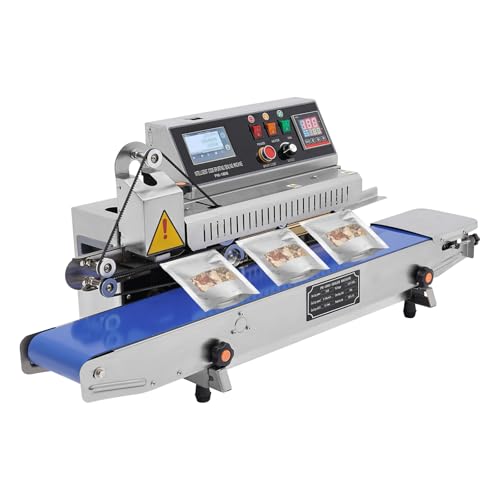 HWBWE Chamber Vacuum Sealer 750W for Wet Foods Blue Silver