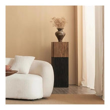 WOAITIANTIAN Vase Stand Floor Standing Corner Wooden Pier Decorative Base, Indoor Living Room Wood Flower Stand(Large)