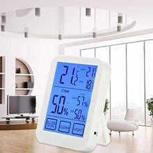 A1DFDFGOQSFG Digital Hygrometer Indoor Thermometer Huty Meter Room Thermometer with Fast Refresh Accurate Temperature Huty Monitor for Home, Bedroom, Baby Room, Office, Greenhouse, Cellar (Size : On