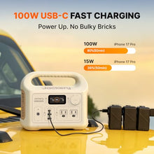 Jackery Portable Power Station Explorer 300 Dune White, 292Wh