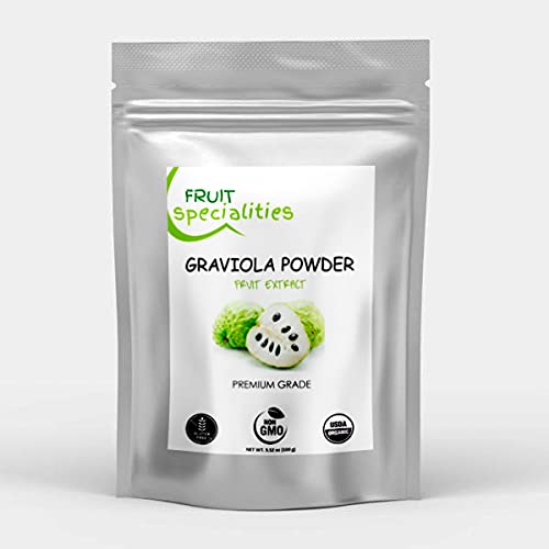 Graviola (Soursop) Fruit Powder, 100% Natural, Pure Fruit Powder 2.2 lb (10:1 Extract) Annona Muricata Guanabana