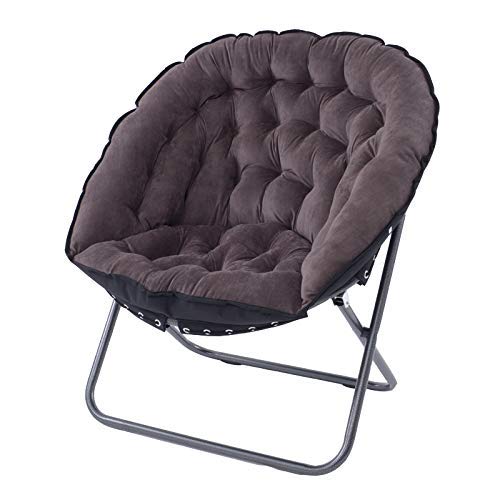 Renovation House Chairs Lounge Chair Folding Chair Lunch Break Chair Office Lazy Chair Leisure Sofa Chair 70 * 75 * 90cm Durable (Color : Black)