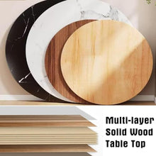YJWGCAK Round Dining Table Top Wood Replacement Top 12 16 20 24in Wooden Tabletop 0.6" Thick, for Coffee, Patio, End Table(Oak,100cm-39in)