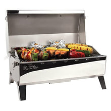 Camco 58131 Stow N' Go 160 Gas Grill with Thermometer and Igniter, White