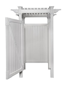 Zippity Outdoor Products ZP19009 Hampton Outdoor Shower Enclosure White