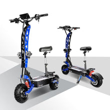 Toursor Electric Scooter 60V 3000W Dual Drive Foldable Off-Road Blue