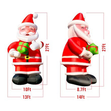 WARSUN 27Ft Giant Inflatable Santa Claus Outdoor Christmas Decoration Red