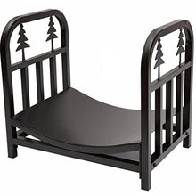 DJVHSRI Firewood Storage Rack Iron Black Christmas Tree Fireplace Tools Firewood Rack Fireplace Decoration Wood Firewood Rack Home,