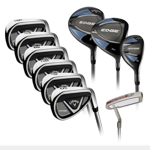 Callaway Edge Men's 10-Piece Steel Golf Club Set Regular Flex Right-Handed 2024