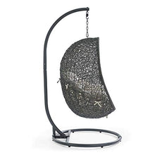 Modway Hide Outdoor Patio Swing Chair, Gray Beige