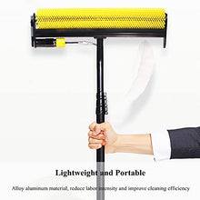 RJYYYDS Electric Solar Panel Cleaning Brush with Lithium Battery - Extendable Pole Kit for Windows, Vehicles, and Pools Maintenance Solution,7.5m / 24.6ft