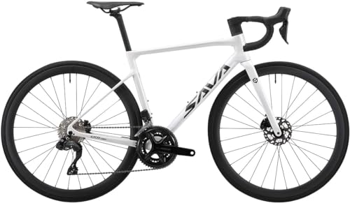 SAVADECK Carbon Road Bike Lightweight 24-Speed Shifting Road Bicycle White