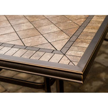 Hanover Fontana 7-Piece Rust Resistant Aluminum Outdoor Dining Set Tan
